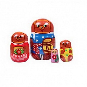 Матрешка по сказке Маша и Три медведя (Матрешка, МС041205)