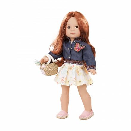 Кукла с корзиной - Джулия, рыжая, 46 см 