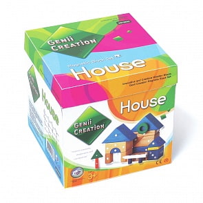 Конструктор – Дом, 32 детали (Genii Creation, HO10033k)
