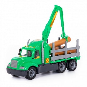 Автомобиль-лесовоз Майк, в коробке (Полесье, 55644)