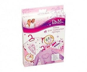 Набор "Украшаем одежду" краски, бисер (Docha&Mama, 7689d&m)