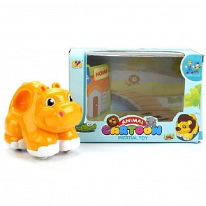 Игрушка инерционная – Бегемот, разные цвета (B1590412) (ассортимент)