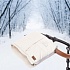 Муфта меховая для коляски Nuovita Siberia Lux Bianco Bianco/Белый  - миниатюра №3