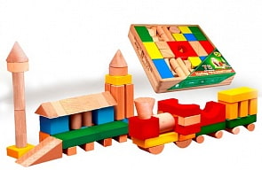 Деревянный цветной конструктор. Развитие (Престиж, КЦ2352) 