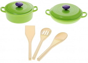 Набор посуды «Помогаю маме», 5 предметов (ABtoys, PT-00398)