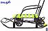 Снегомобиль на больших мягких колесах - Snow Galaxy Black Auto, лимонные рейки  - миниатюра №19