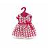 Одежда для кукол: платье с гипюром розового цвета  - миниатюра №3