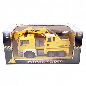 Спецтехника - Экскаватор, инерционный, свет, звук (ABtoys. Спецтехника, C-00227)