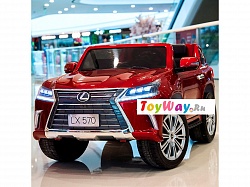 Электромобиль Lexus LX570, красный (ToyLand, BK-F570_красный) - миниатюра