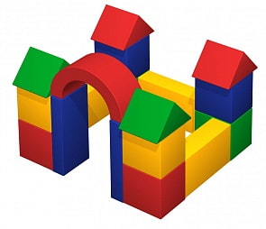 Мягкий игровой комплекс – Замок (Romana, ДМФ-МК-19.07.01)