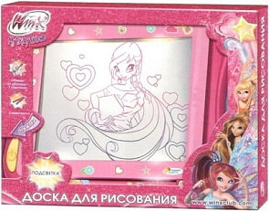 Доска для рисования «Winx» с подсветкой и 2 маркерами (Играем вместе, DT-6004-Rwsim)