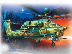 Модель для склеивания - Вертолёт Ми-28Н (Звезда, 7255з)