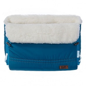 Муфта меховая для коляски Nuovita Alpino Bianco Turchese/Бирюзовый (Nuovita, NUO-mALPB_1953)