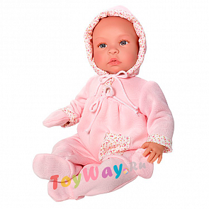 Кукла Лео в розовом костюмчике, 46 см. (Asi, 183460)