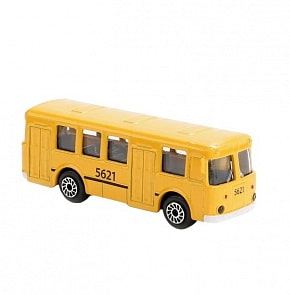 Металлический рейсовый автобус, 7,5 см (Технопарк, SB-16-88-BLC)
