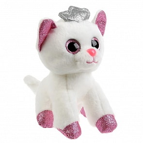 Игрушка мягкая - Белая кошечка, 15 см (Мульти-пульти, W1910E109CNS)