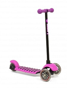 Трехколесный самокат Glider de luxe mini pink Y-Bike, 4322RT