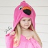 Полотенце с капюшоном для детей Фламинго Френни Franny the Flamingo, 2+  - миниатюра №4