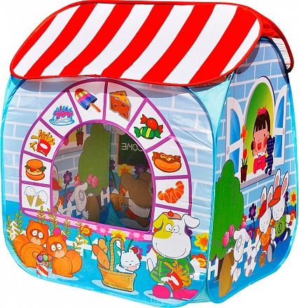 Игровой домик - Детский магазин + 100 шариков CBH-32 синий 