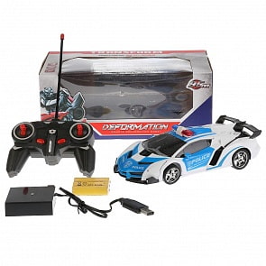 Радиоуправляемая машина-робот на аккумуляторе, со светом, з/у USB (1801F100sim)