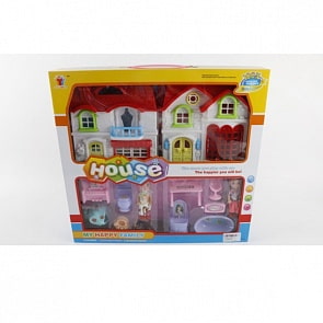 Дом для кукол, с мебелью и фигурками (B1383872sim)