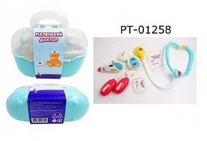Набор доктора в чемоданчике Маленький доктор, свет, звук (Abtoys, PT-01258)