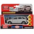 Машина металлическая Kia Sorento Prime серебристый, 12 см, открываются двери и багажник, инерционная -WB) - миниатюра №4