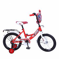 Детский велосипед – Lady Bug, 16", A-тип, красно-белый (ST16003-Asim) - миниатюра