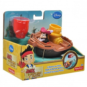 Быстроходный катер Капитана Крюка. Джейк и пираты Нетландии (Fisher-Price, CBX29_Капитан)