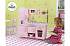 Кухня детская из дерева - Винтаж, цвет розовый   - миниатюра №5