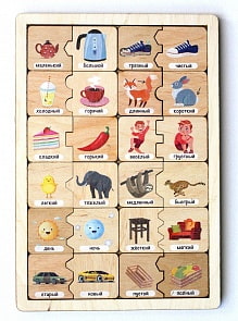 Пазл деревянный - Противоположности (Десятое королевство, 00791ДК)