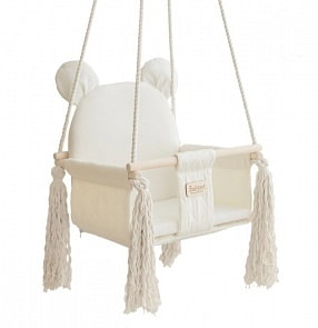 Качели подвесные Sweet Bear, цвет: сливочный пломбир (Orion toys, 7642)