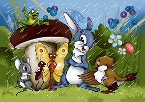 Пазлы Castorland Сказки - Грибок-теремок, 60 деталей (Castorland, B-PU06291-СМ)