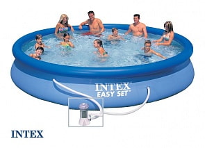 Надувной бассейн - Easy Set, 457 х 84 см (Intex, с28158)