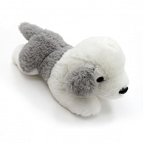 Мягкая игрушка – Щенок, бело-серый, 23 см (Button Blue, 73-25168)
