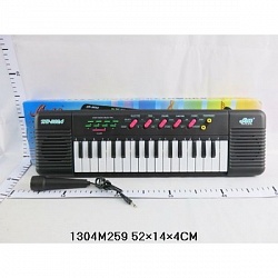 Электропианино с микрофоном, 32 клавиши (1304M259sim) - миниатюра
