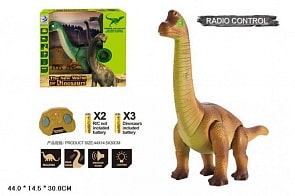 Динозавр Бронтозавр на радиоуправлении, световые и звуковые эффекты, разные цвета (Junfa Toys, 9984) (ассортимент)
