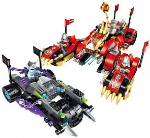 Конструктор с фигурками и аксессуарами, 487 деталей (Enlighten Brick, BRICK2214 (С)