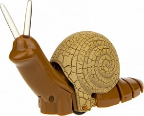 Интерактивный питомец RoboLife – Робо-улитка на ИК, песочная (1toy, Т18749)