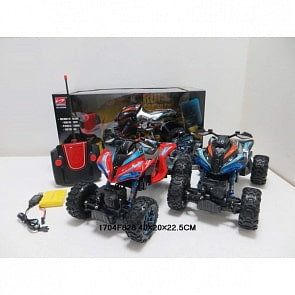 Квадроцикл на радиоуправлении с аккумулятором и светом, несколько цветов (1704F828)