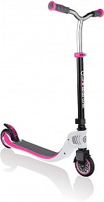 Самокат Globber Foldable Flow 125, бело-розовый (Globber, 473-162)