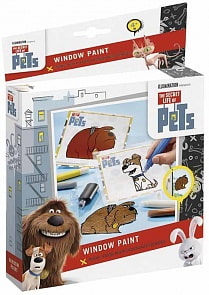 Набор для творчества The Secret Life of Pets – Оконные краски (Totum, 760004-p)