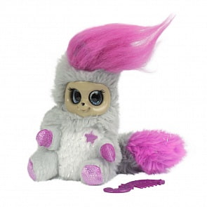 Мягкая игрушка из серии Bush baby world Пушастик - Фрейлина Леди Лулу, 14 см, шевелит ушками, вращает глазками (Bush baby, Т13951) 