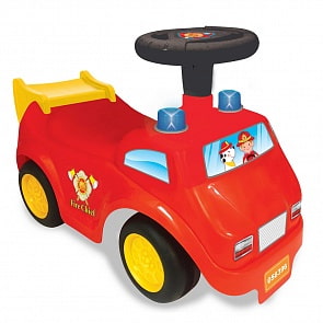 Каталка-пушкар - Маленький пожарник, свет и звук (Kiddieland, KID 060095)