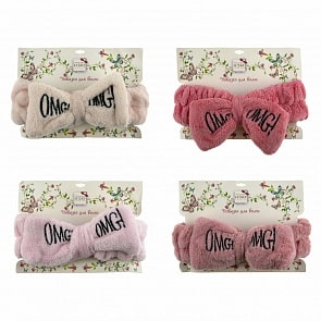 Косметическая повязка для волос Lukky Fashion - OMG (Lukky, Т18552) (ассортимент)