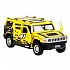 Машина Hummer H2 – Спорт, 12 см, свет-звук, инерционный механизм, цвет желтый  - миниатюра №1