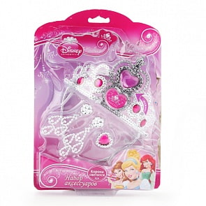 Набор аксессуаров «Принцессы Дисней» - корона со светом (Играем вместе, PR817-Rsim)