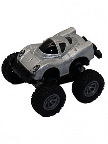 Машинка-мини гоночная Die-Cast, фрикционная, рессоры, серебристая (Funky Toys, FT61022)