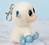 Брелок Beanie Boo's Овечка белая с голубыми копытцами, 12 см  - миниатюра №1