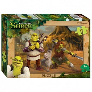Пазлы Shrek, 35 деталей (Step Puzzle, 91183)